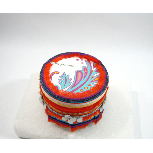 Keepsake Jewelry Trinket Box for Mementos Desk Items w/ Mini Journal + Potpourri - Picture 6 of 7